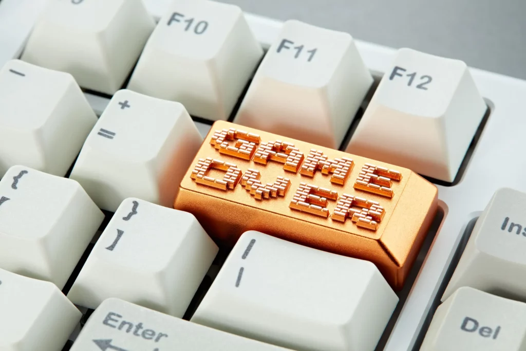 ZOMOPLUS Artisan Keycaps - Custom GAME OVER Keycap for Mechanical Keyboard 1
