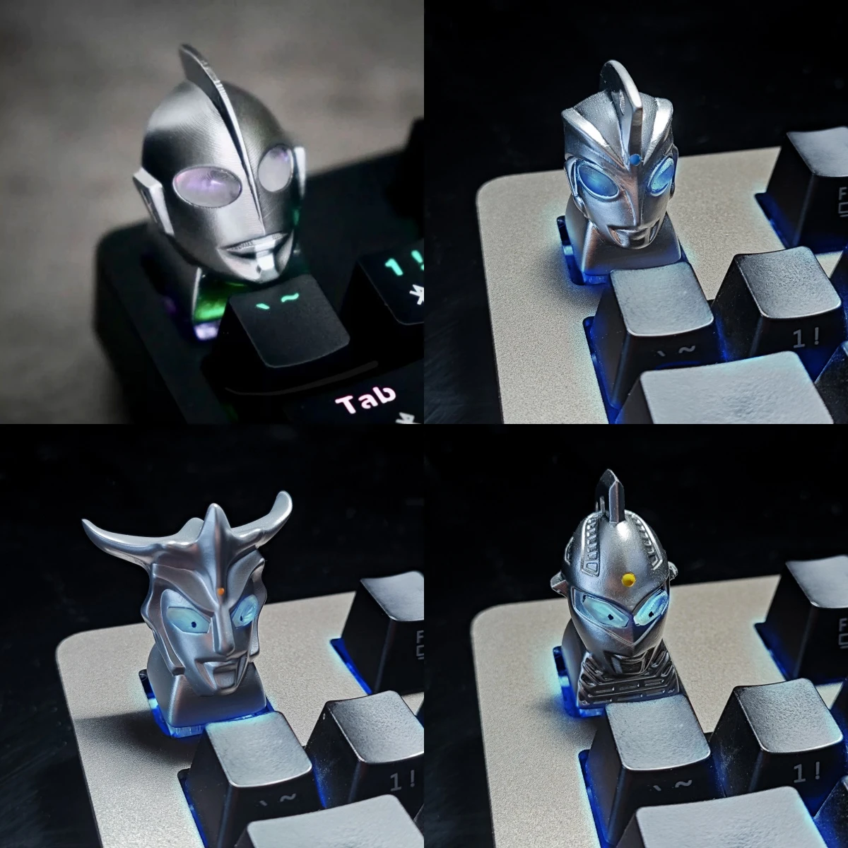 Artisan Keycaps - Custom Ultraman Keycaps for Mechanical Keyboard 10