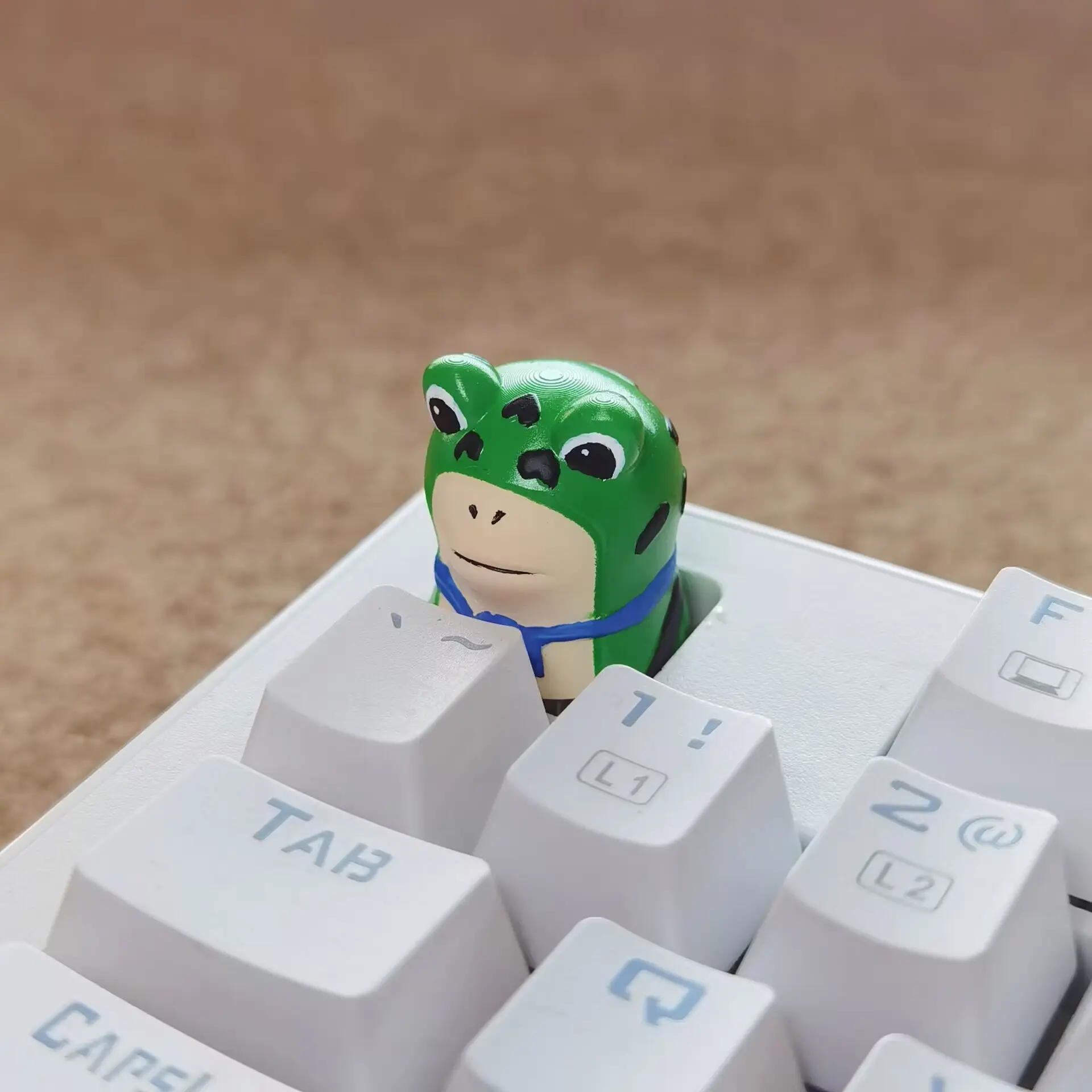 kawaii creature keycaps