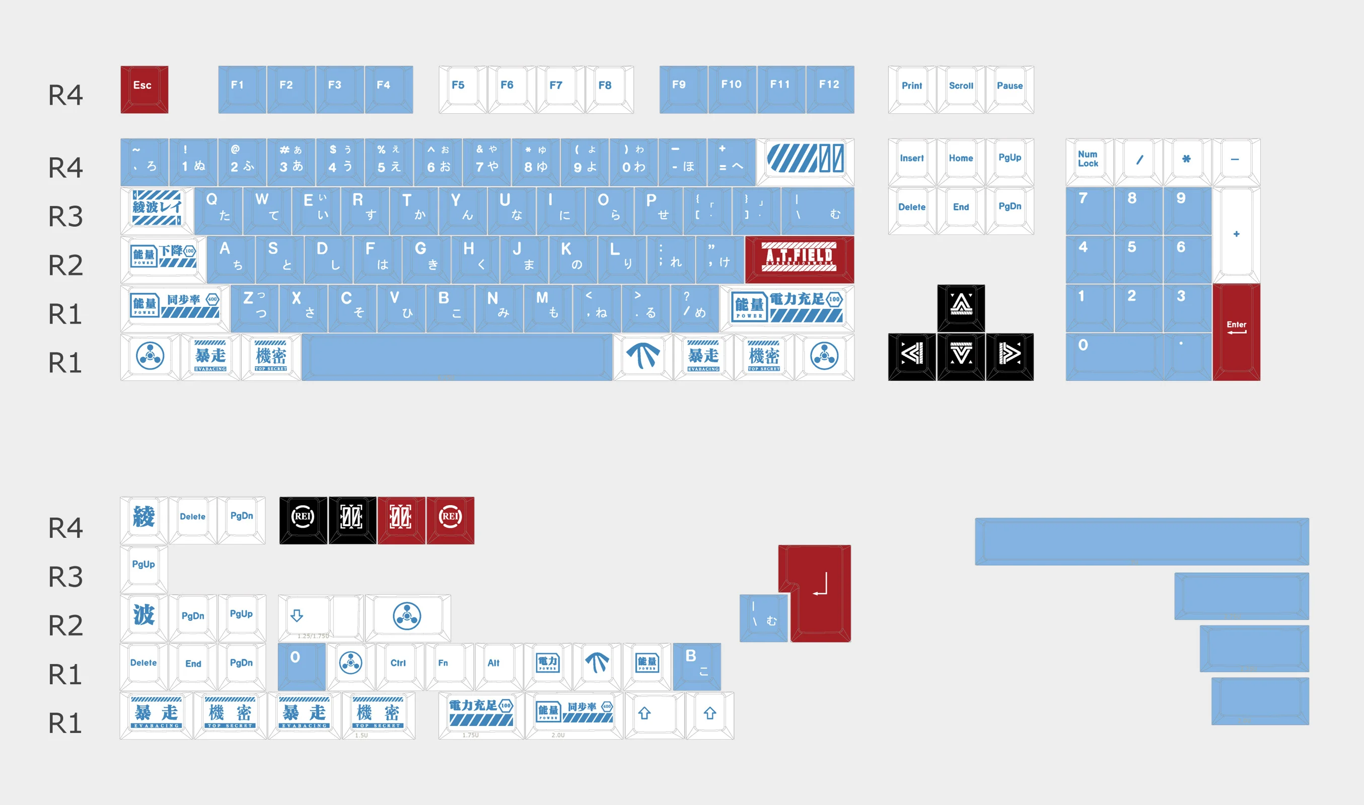 Neon Genesis Evangelion: Lilith Keycap Set - Image 8