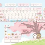 fallen-sakura-bear-rabbit-oem-keycapset-upfront