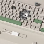 black-grey-wk87-trimode-mechanical-keyboard-front