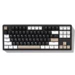 black-grey-wk87-trimode-mechanical-keyboard-upfront