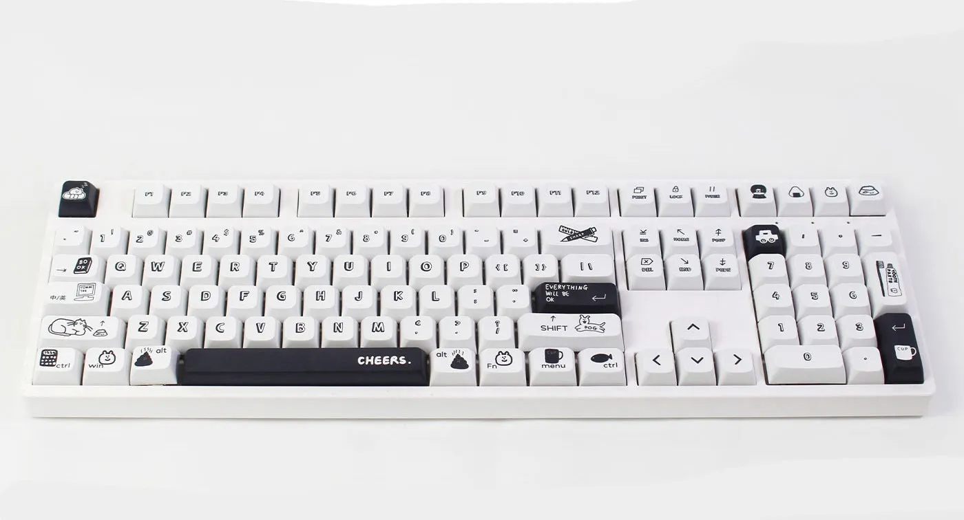 black-white-cartoon-xda-keycap-set-cover