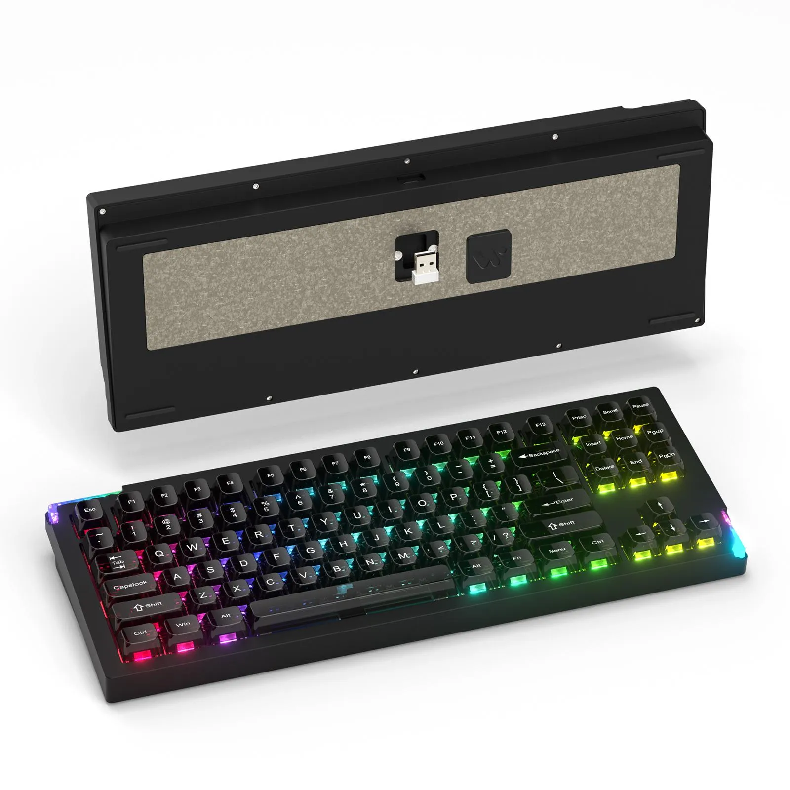 blackblue-sk87-minimal-trimode-mechanical-keyboard-side