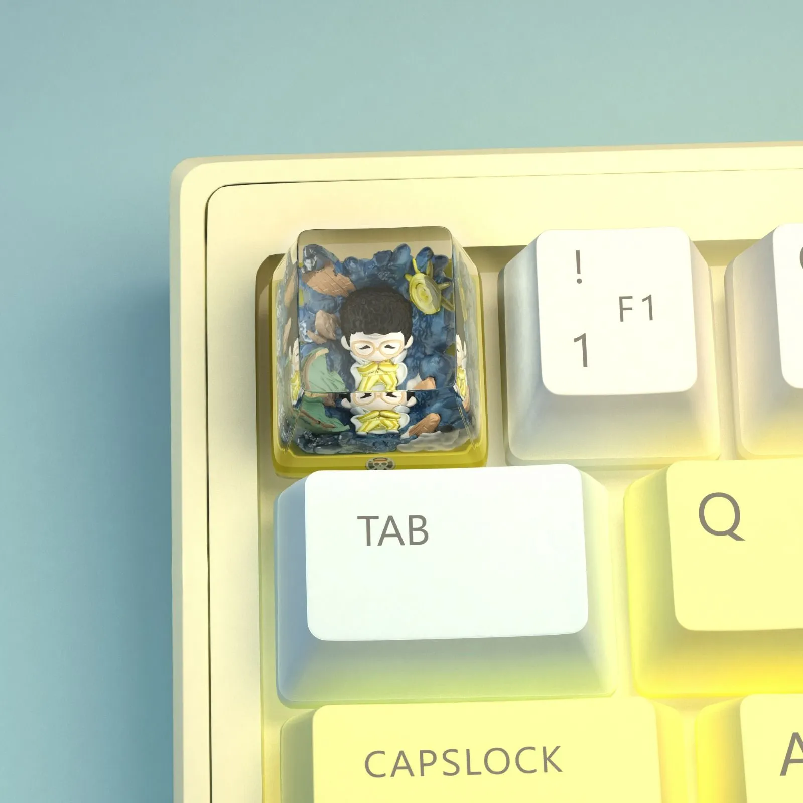 one-piece-borsalino-transparent-keycap-cover