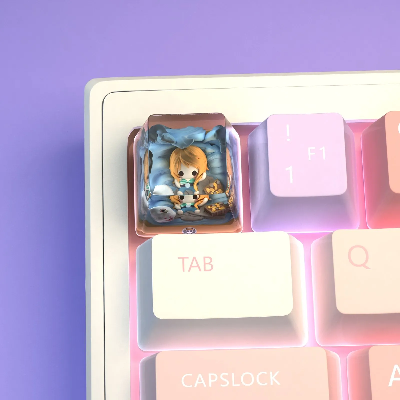 one-piece-nami-transparent-keycap-cover