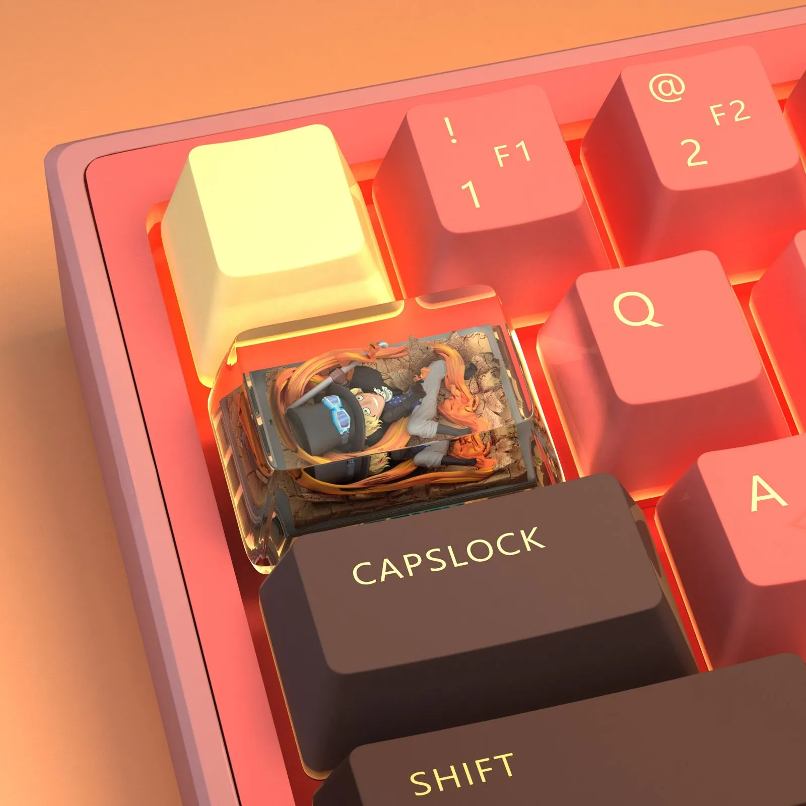 onepiece-sabo-backspace-key-transparent-keycap-side