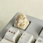 short-horned-chinese-dragon-keycaps-white