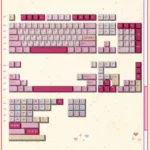 showa-strawberry-pudding-keycap-set-withroots