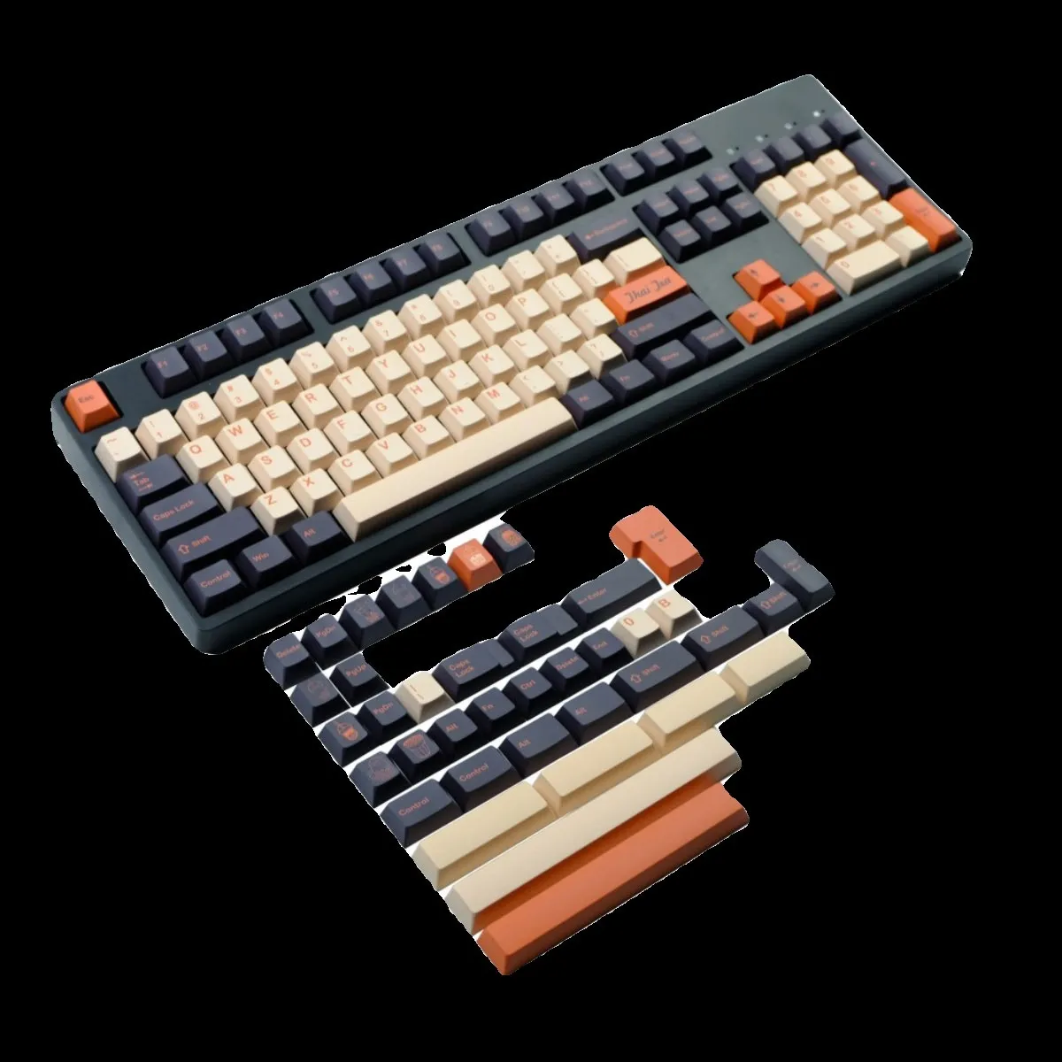 thai-tea-oem-keycap-set-side