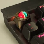dragon-slaying-war-god-logo-keycap-side