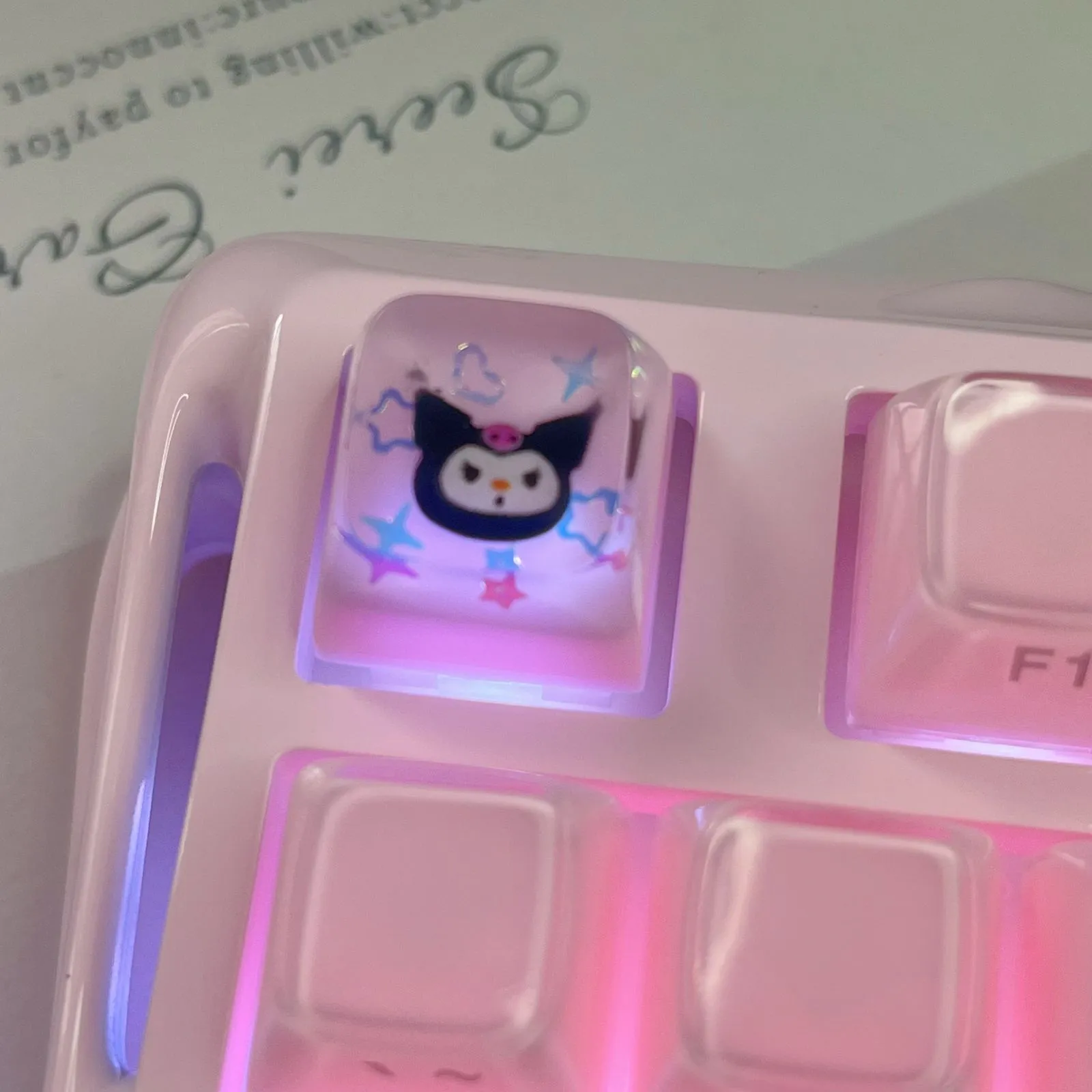hello-kitty-kuromi-transparent-keycaps-cover