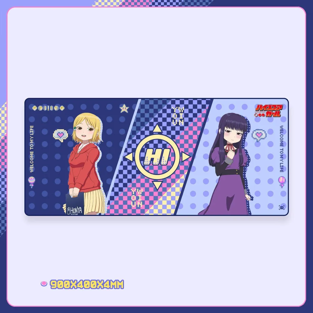 hi-score-girl-characters-desk-mat-cover