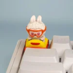 labubu-yellow-car-keycap-front