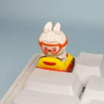 labubu-yellow-car-keycap-side