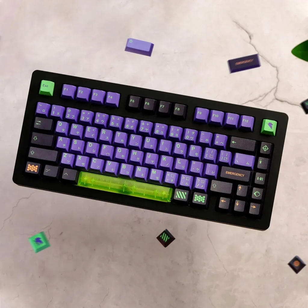 Neon Genesis Evangelion: Mecha-01 Cherry Keycap Set