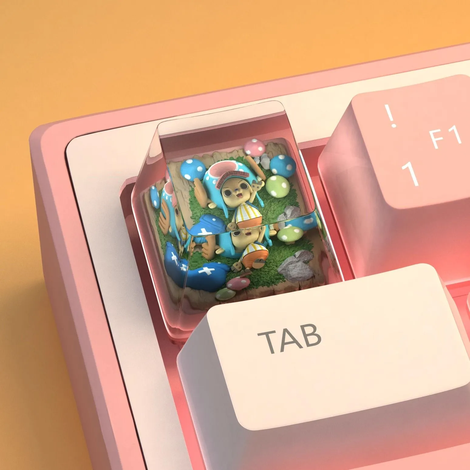 one-piece-tony-tony-chopper-keycap-side