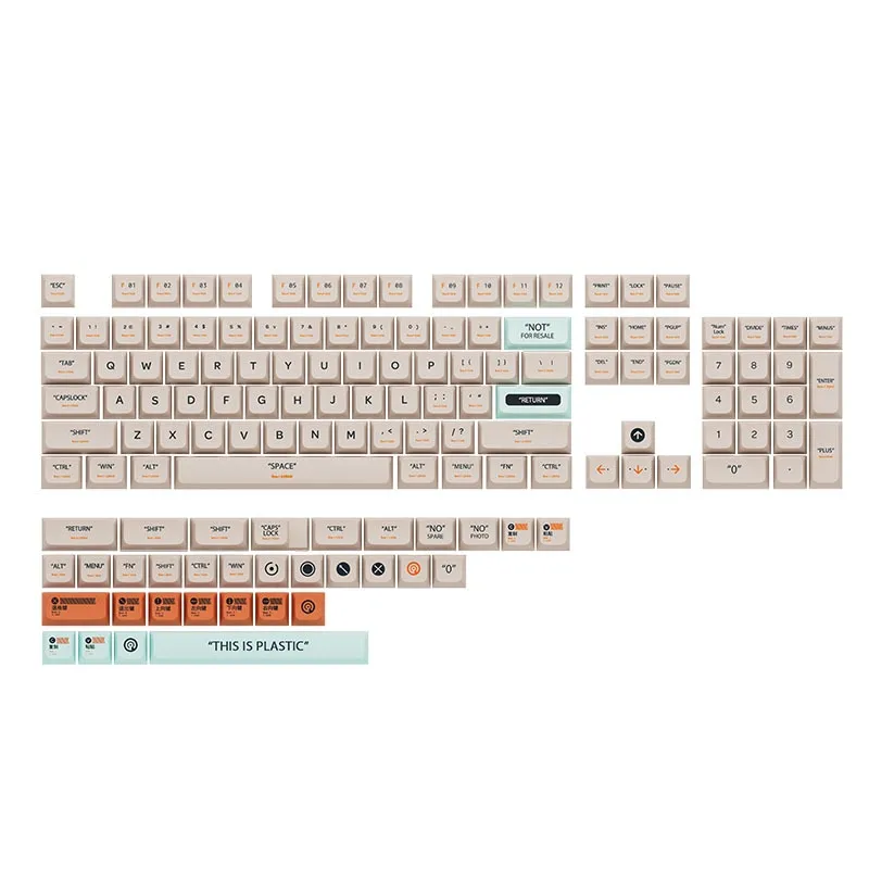 plastic-themed-xda-keycap-set-grey