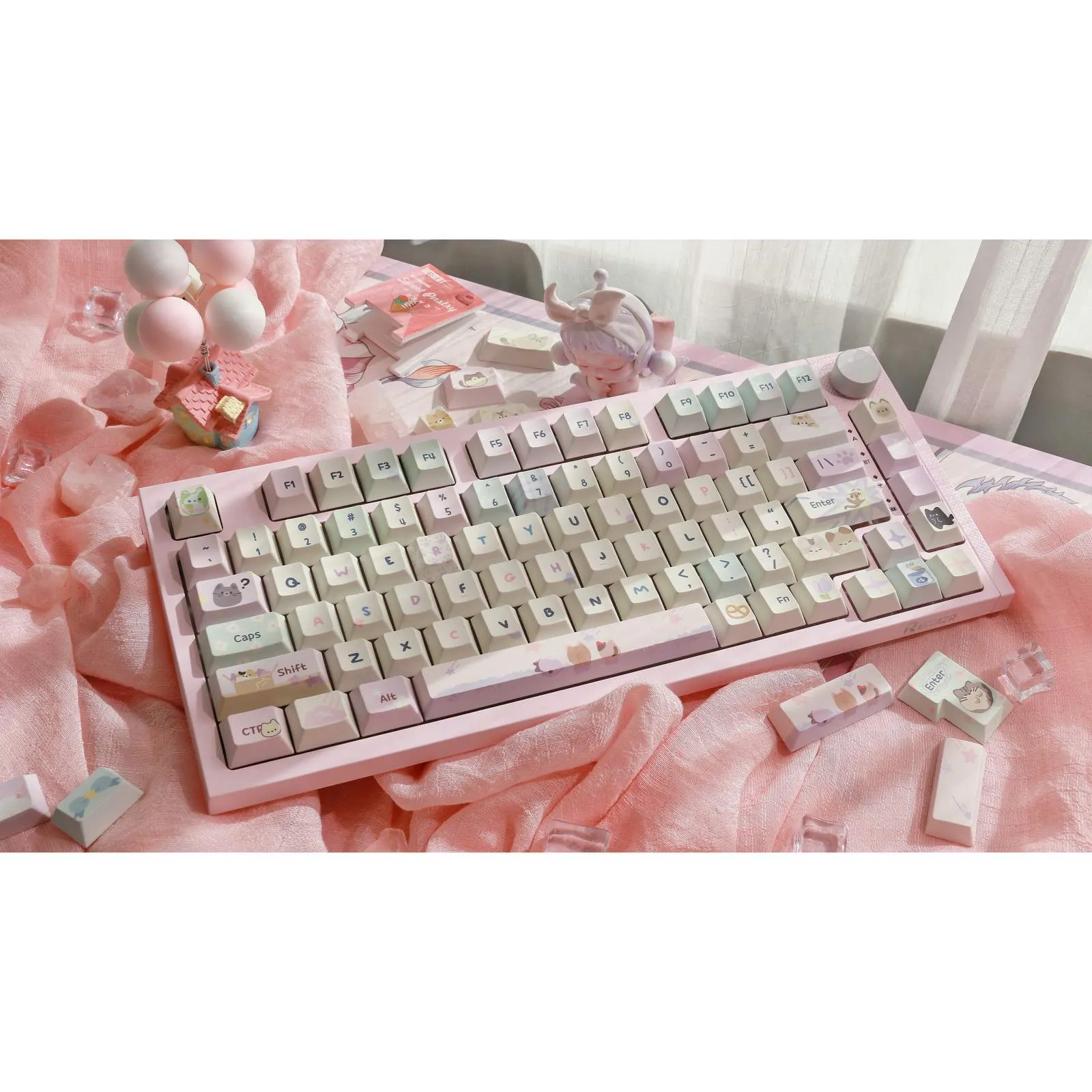 starlight-cat-fantasy-oem-keycap-set-front