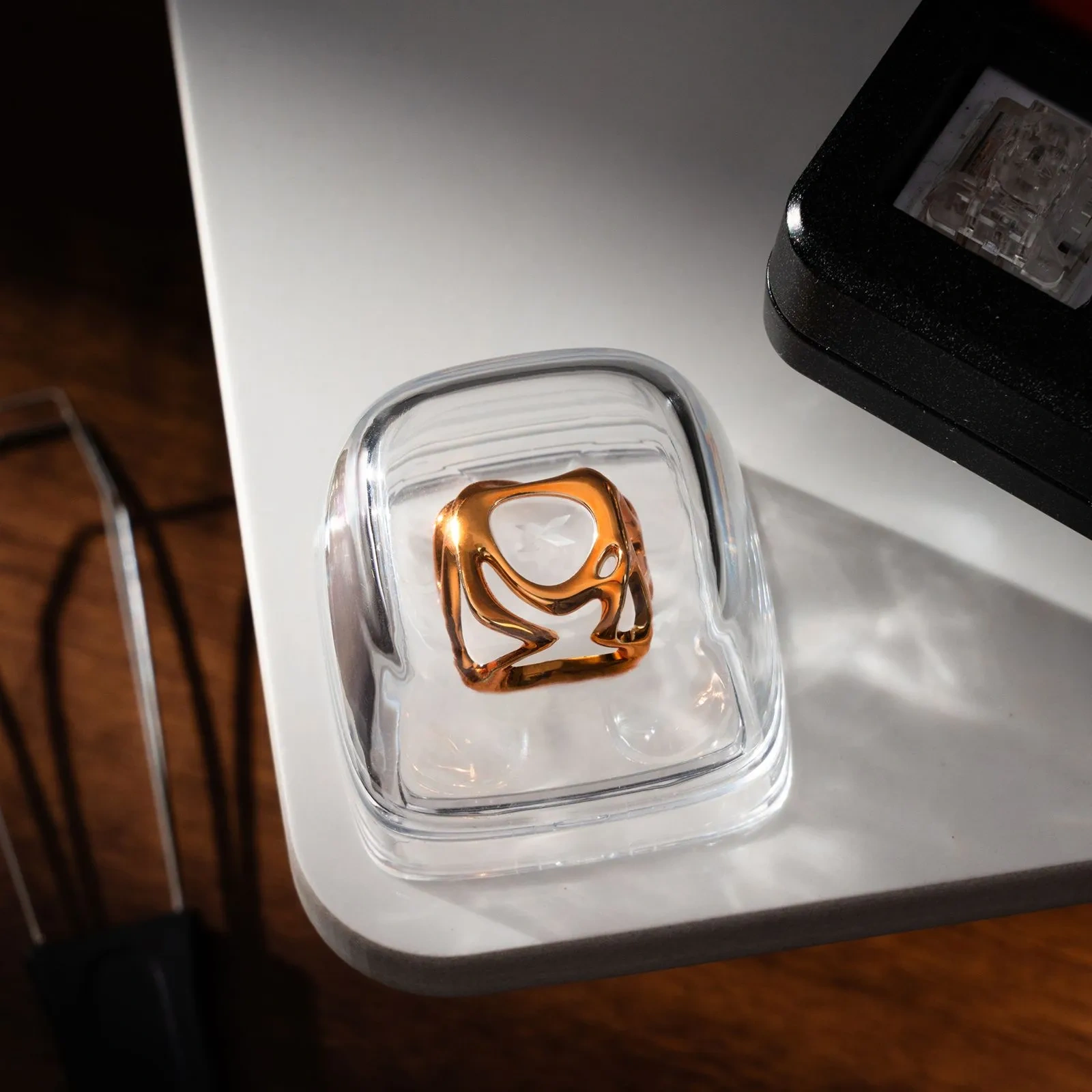 stylish-x-logo-keycaps-front