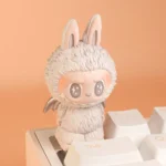 wings-labubu-keycaps-white