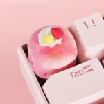 adorable-strawberry-pancake-keycap-side