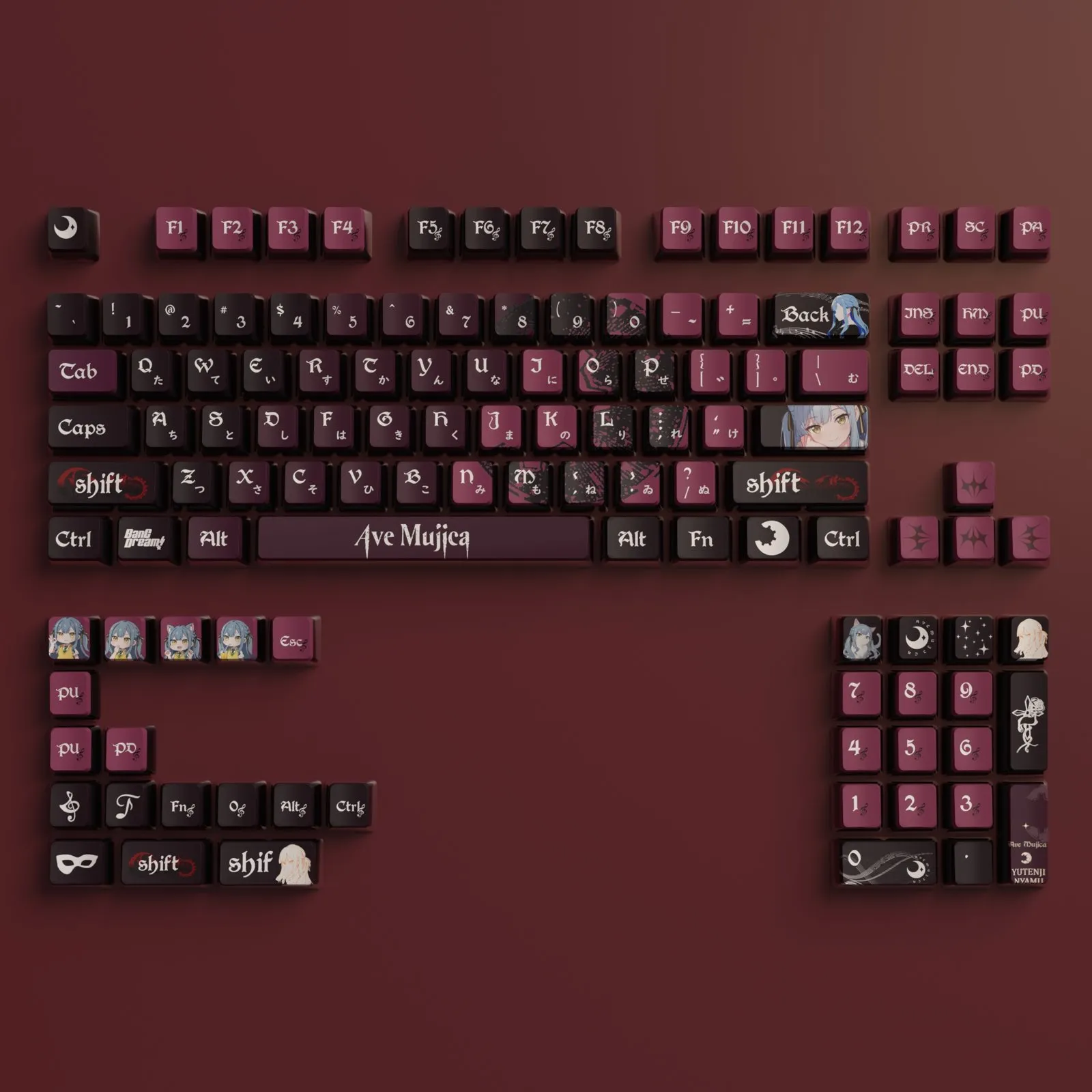 bangdreamavemujica-sakiko-togawa-oem-keycap-set-cover