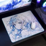 beautiful-girl-side-view-mouse-pads-cover