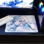 beautiful-girl-side-view-mouse-pads-front