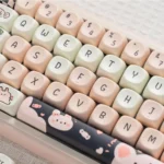 black-pink-rabbit-candy-moa-keycapset-front