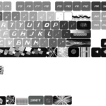 blackorwhite-mda-keycapset-t87-mechanical-keyboard-upfront