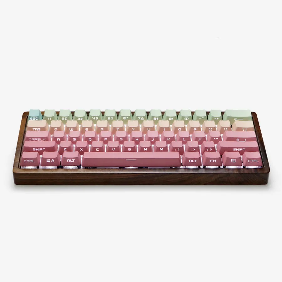 clear-rainbow-oem-keycap-set-front