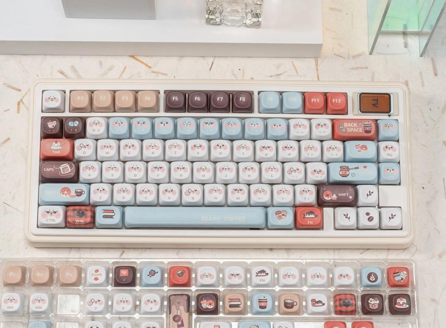 coffeebear-keycap-set-omo75-mechanical-keyboard-cover