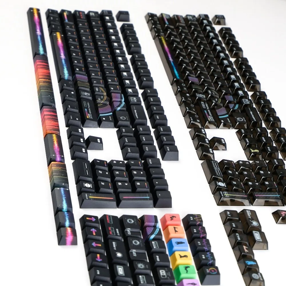cool-dj-themed-oem-keycap-set-side