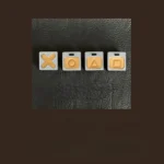 gaming-cube-series-keycaps-silver-yellow-set