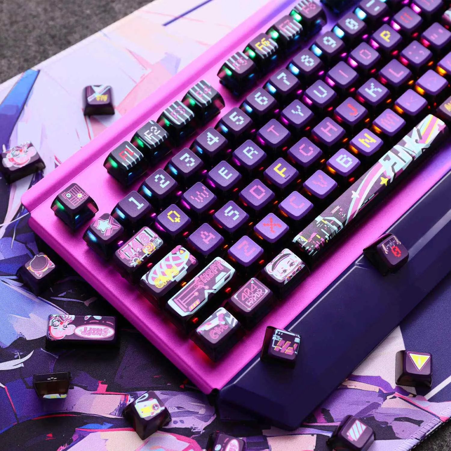 night-purple-asa-keycap-set-side