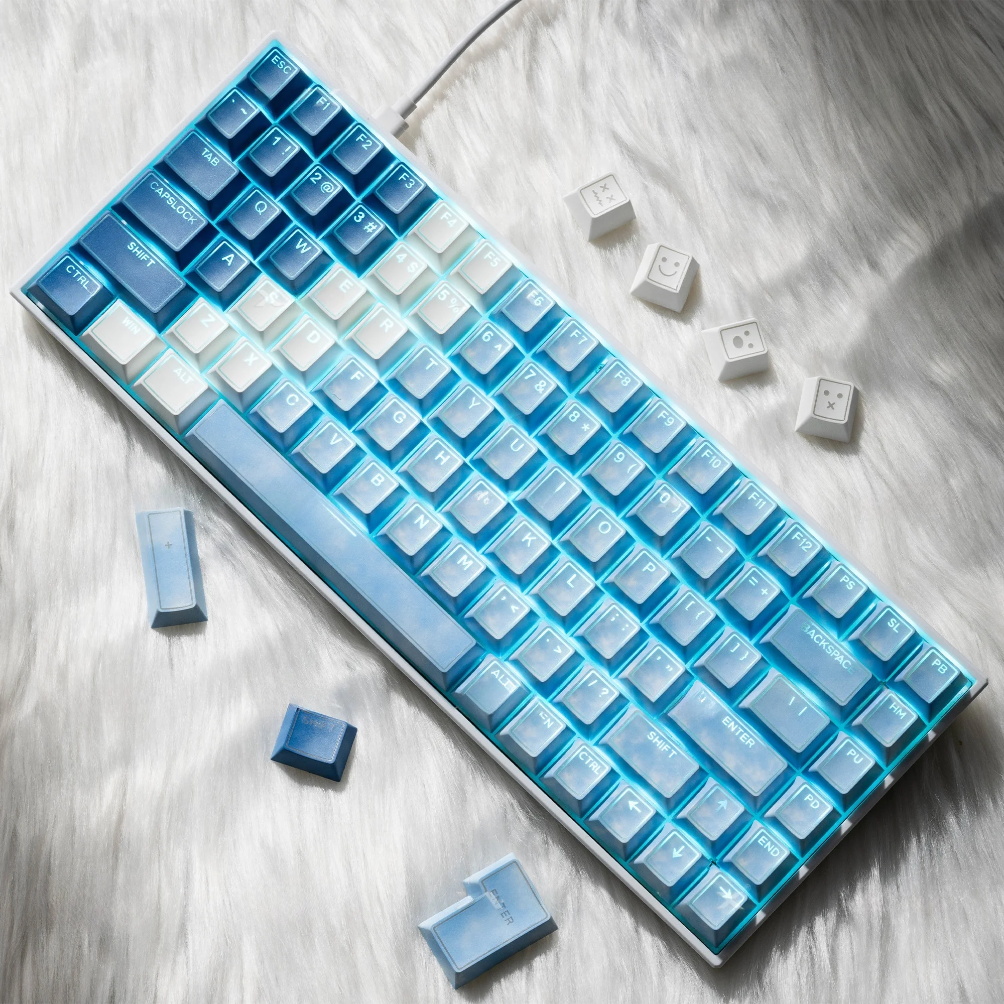 snow-girl-oem-keycap-set-1