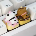 yier-bubu-doughnut-keycaps-side