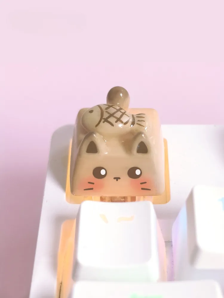 adorable-cat-series-keycaps-front