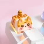 adorable-cat-series-keycaps-orange