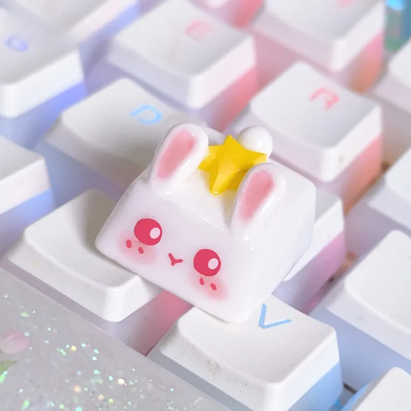 adorable-rabbit-series-keycaps-star