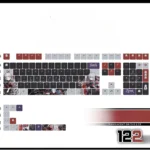 black-sakikotogawa-oem-keycapset-mechanical-keyboard-side