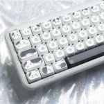 black-white-cat-mao-keycap-set-side