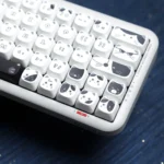 black-white-cat-mao-keycap-set-side2