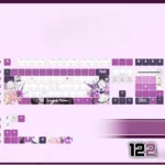 bluearchive-sorasakihina-oem-keycapset-mechanical-keyboard-front