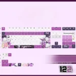 bluearchive-sorasakihina-oem-keycapset-mechanical-keyboard-side