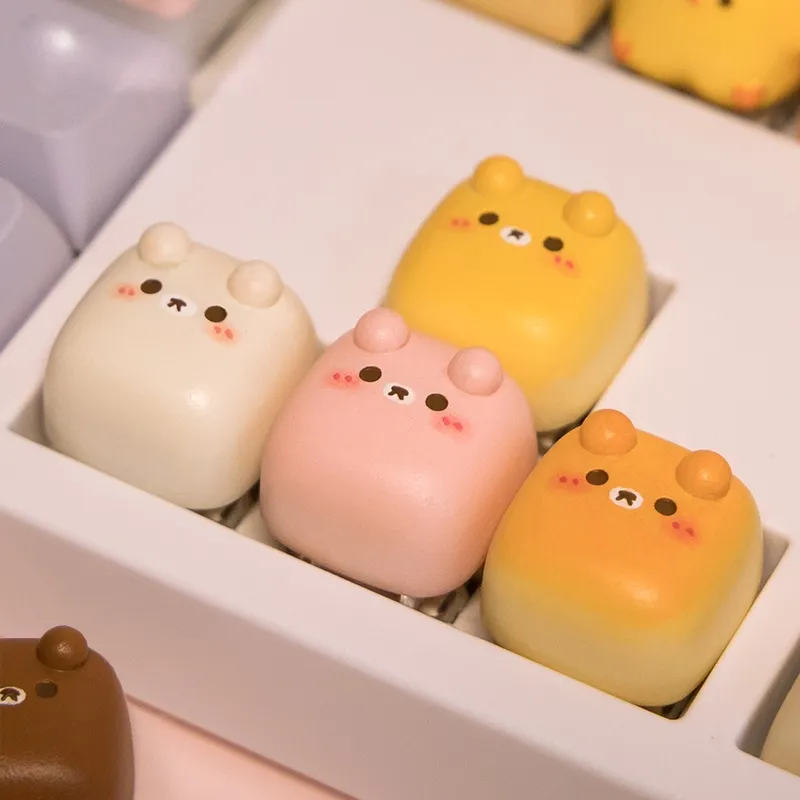 bread-bear-series-keycaps-side