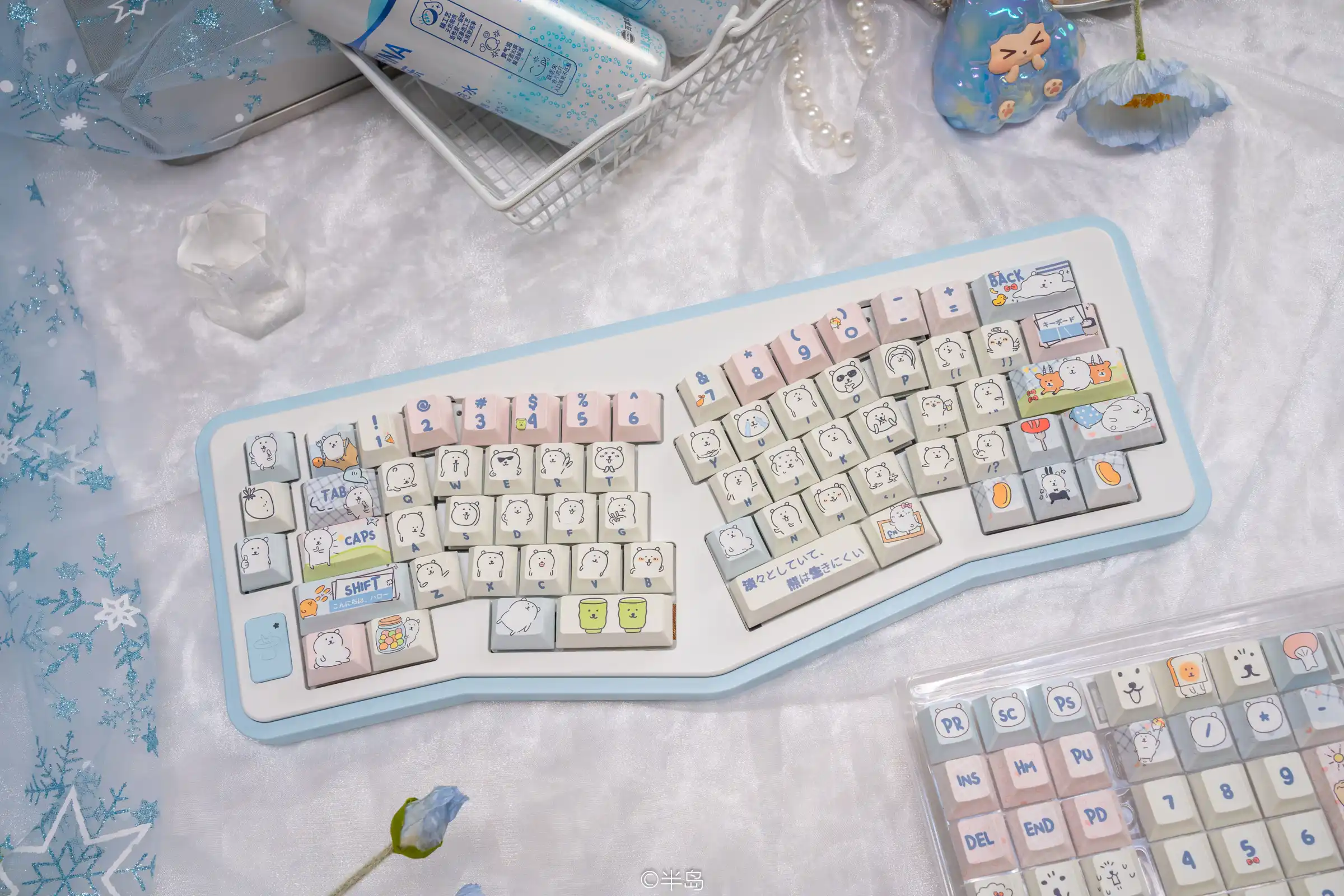 chiikawa-joke-bear-series-keycap-set-oem