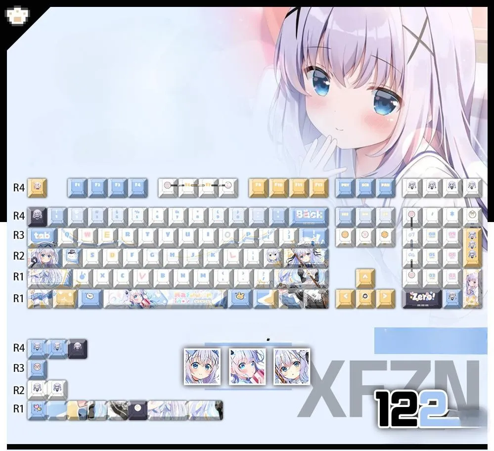 chinokafuu-oem-keycap-set-mechanical-keyboard-cover